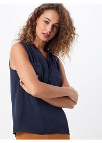 Vila, Damen Blusentop 'Vimelli', Dunkelblau