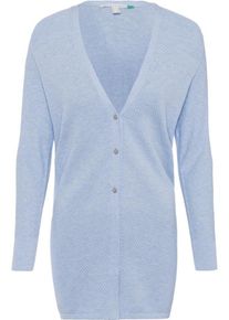 Esprit, Damen Strickjacke, Hellblau