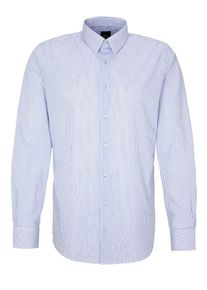 s.Oliver BLACK LABEL, Herren Hemd, Hellblau / Weiß