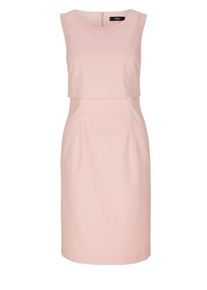 s.Oliver BLACK LABEL, Damen Kurzes Kleid im Layer-Look, Altrosa