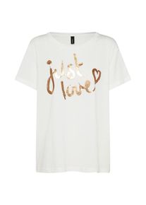 soyaconcept, Damen Shirt, Gold / Offwhite