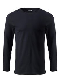 PHYNE, Herren Longsleeve, Schwarz
