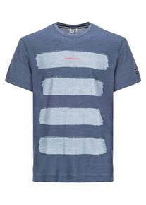 super.natural, Herren T-Shirt 'Graphic 140', Taubenblau / Blaumeliert