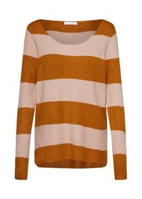 Vila, Damen Pullover, Dunkelorange / Rosa