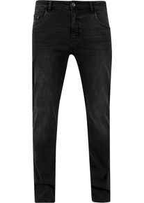 Urban Classics, Herren Stretch Denim Pants, Schwarz