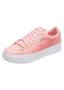 Puma, M&auml;dchen Sneaker 'Vikky Platform Glitz', Ros&eacute;