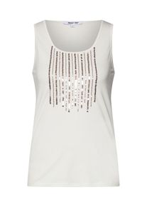 ABOUT YOU, Damen Top 'Nora', Gold / Wei&szlig;