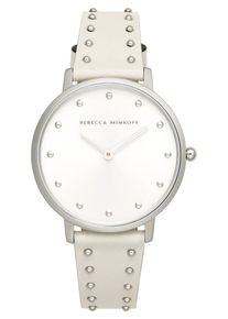 Rebecca Minkoff, Damen Uhr 'Major 2200308', Silber / Wei&szlig; / Naturwei&szlig;