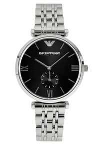 Emporio Armani, Herren Uhr 'AR1676', Schwarz / Silber