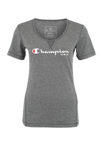 Champion Authentic Athletic Apparel, Damen Sport-Shirt mit Crewneck, Grau