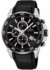 Festina, Herren Chronograph 'F20330/5', Schwarz / Silber