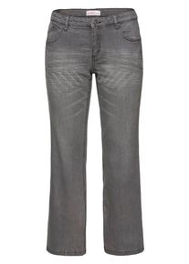 sheego Denim, Damen Bootcut-Jeans, Grau