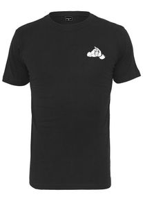 Mister Tee, Herren T-Shirt 'Fist', Schwarz / Weiß