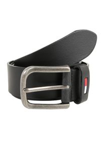 Tommy Jeans, Herren Gürtel 'TJM RUBBER FLAG LOOP BELT 4.0', Schwarz