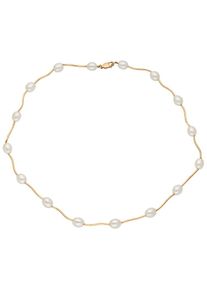 Christ, Damen Collier, Gold / Perlweiß