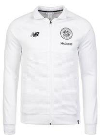New Balance, Herren Celtic Glasgow Elite Walk Out Trainingsjacke , Wei&szlig;