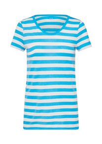 GAP, Damen Shirt, Aqua / Offwhite