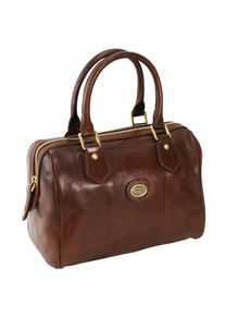 The Bridge, Damen Leder Henkeltasche 'Story Donna', Braun