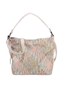 Rieker, Damen Umhängetasche, Taupe / Rosa