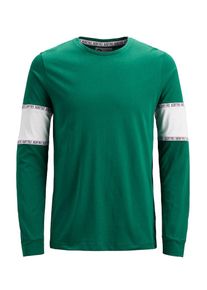 Jack & Jones JACK & JONES, Herren T-Shirt, Grün / Weiß