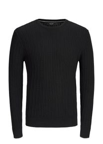 Jack & Jones JACK & JONES, Herren Strickpullover, Schwarz