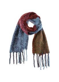 Tom Tailor, Damen Schal, Himmelblau / Braun / Mischfarben / Rot