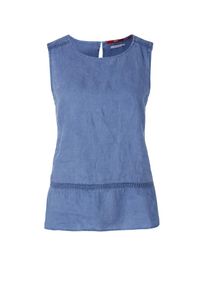 s.Oliver RED LABEL, Damen Blusentop, Himmelblau