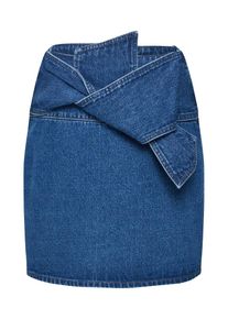 Lost Ink, Damen Rock, Blue Denim