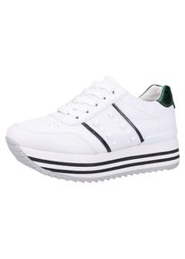 Tom Tailor, Damen Sneaker, Navy / Tanne / Weiß