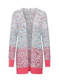 EDC by Esprit, Damen Strickjacke, Mischfarben / Rot / Offwhite