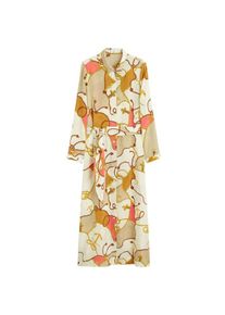 Mango, Damen Kleid 'Mar-I', Beige / Sand / Braun / Gold / Koralle