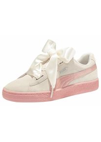 Puma, M&auml;dchen Sneaker 'Suede Heart Jewel', Beige / Rosa