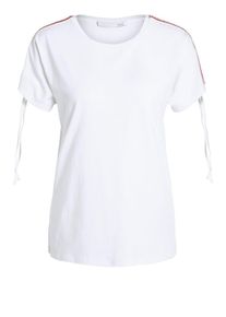 Oui, Damen Shirt, Pink / Hellrot / Wei&szlig;