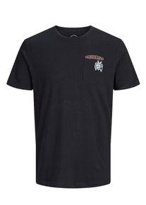 Jack & Jones JACK & JONES, Herren T-Shirt, Orange / Schwarz / Weiß