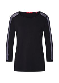 s.Oliver RED LABEL, Damen Shirt, Schwarz