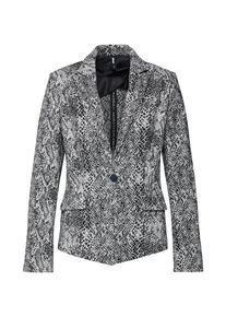 Eksept, Damen Blazer, Anthrazit / Wei&szlig;