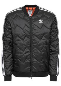 adidas originals, Herren Jacke 'SST Quilted', Schwarz / Weiß