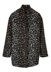 Heine, Damen Kurzmantel, Beige / Schwarz