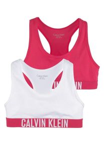 Calvin Klein Underwear, Mädchen Bustier, Himbeer / Weiß