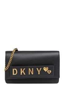 DKNY, Damen Clutch 'SMOKE - CONVERTIBLE CLUTCH', Gold / Schwarz