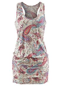 s.Oliver RED LABEL, Damen Strandkleid, Hellblau / Lila / Rot / Weiß