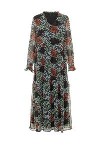 Y.A.S, Damen Kleid, Pastellblau / Hummer / Schwarz