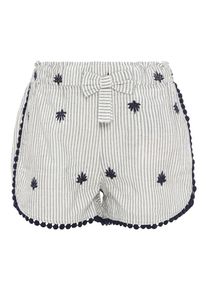 name it, M&auml;dchen Shorts, Nachtblau / Wei&szlig;