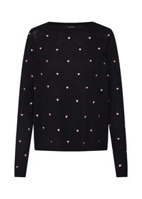 Véro Moda VERO MODA, Damen Pullover 'VMHERA LS O NECK BLOUSE', Schwarz