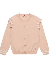 Esprit, M&auml;dchen Strickjacke, Altrosa / Wei&szlig;