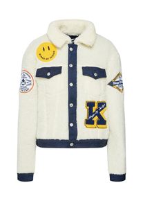 Kings Of Indigo, Damen Jacke 'TILL DENIM SHERPA', Beige