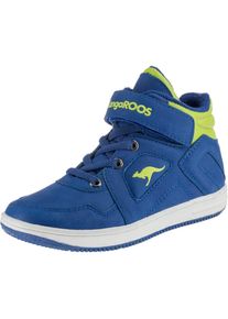 Kangaroos, Sneakers 'K-BASKKID LV', Blau / Neongr&uuml;n