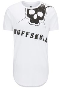 TUFFSKULL, Herren Longshirt, Schwarz / Weiß