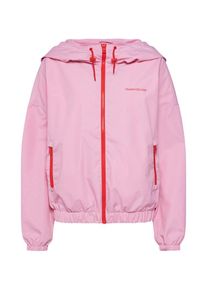 Calvin Klein Jeans, Damen Jacke 'NYLON WINDBREAKER', Rosa / Rot