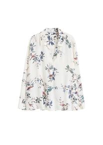 Violeta by Mango, Damen Bluse 'Maos4', Hellbeige / Blau / Pastellblau / Hellblau / Pastellrot / Weiß